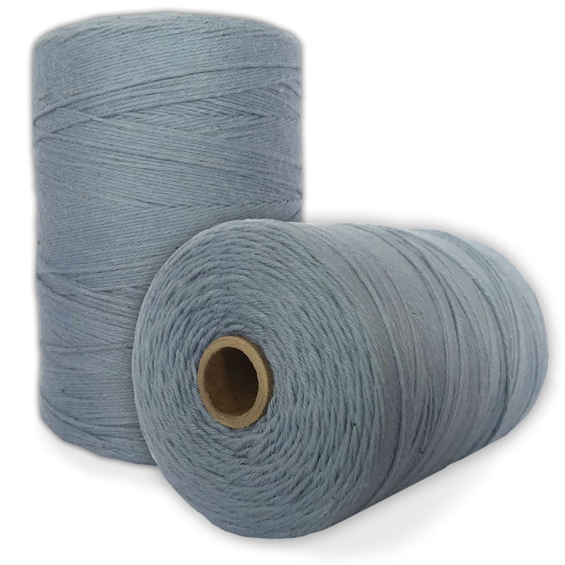 Paper Farm 100% Cotton Loom Warp Thread (Light Blue), 8/4 Warp Yarn (800 Yards), Perfect for Weaving: Carpet, Tapestry, Rug, Blanket or Pattern - Warping Thread for Any Loom - Image 1